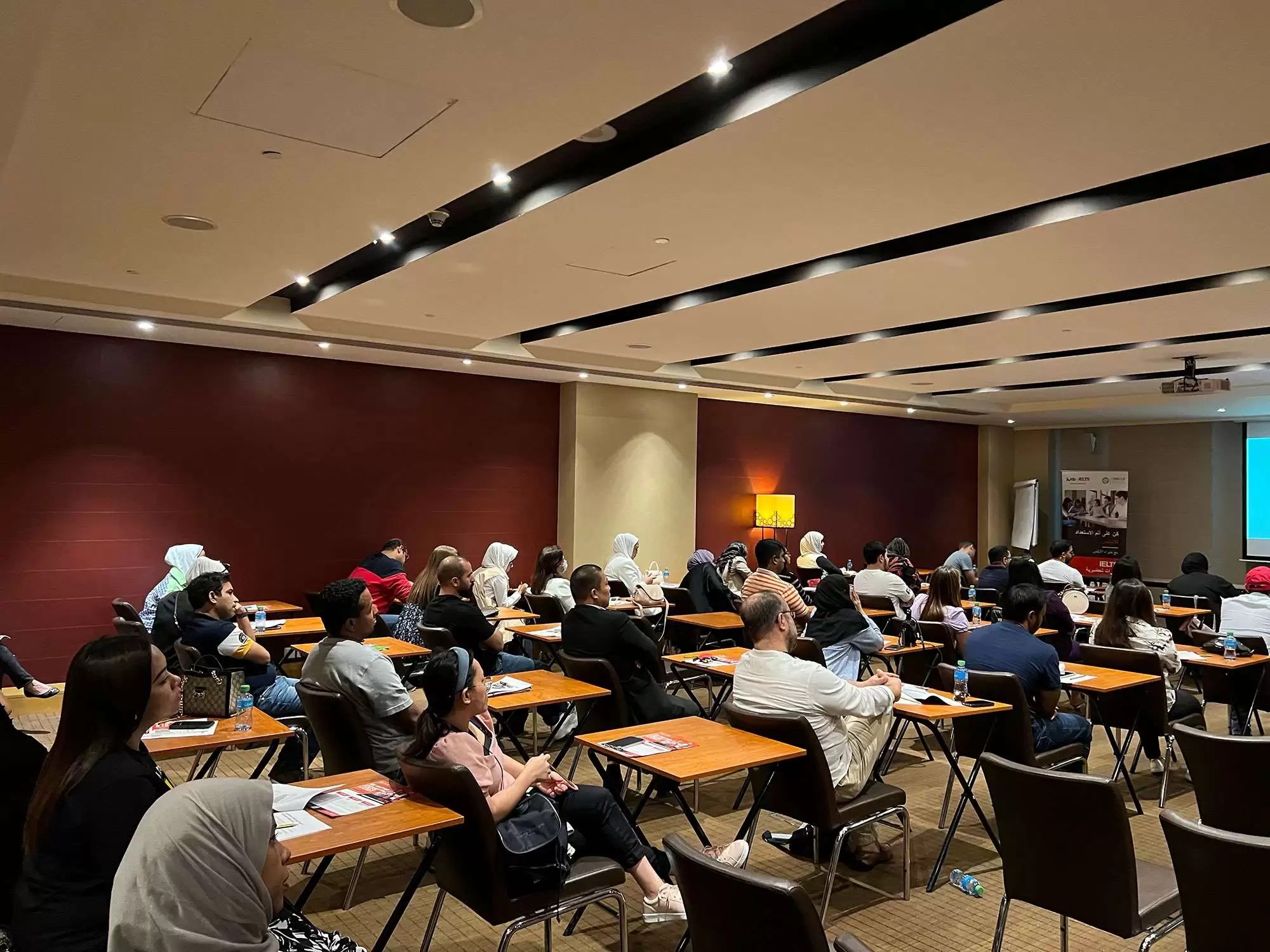 A live IELTS class at our Salmiya centre